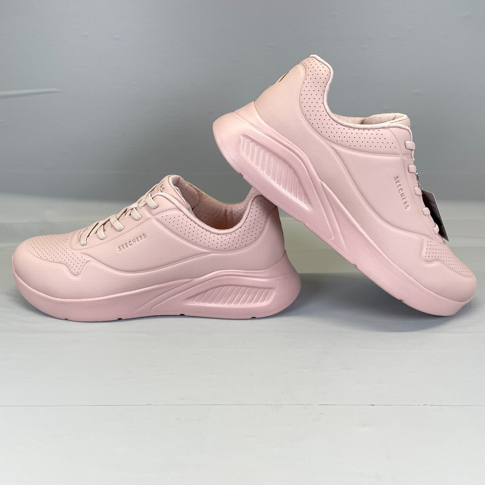 Skechers Uno Lite Walking Shoes Womens Size 11 Pink Athletic Running Sneakers - Picture 6 of 10